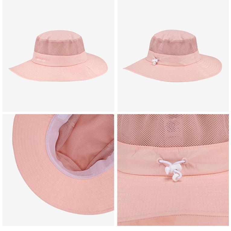 New Balance ニューバランス キッズ バケットハット LIGHT FLAP BACKET HAT ライト フラップ バケット ハット サンシールド あごひも付き 子供用 NK8BDS210Uの画像