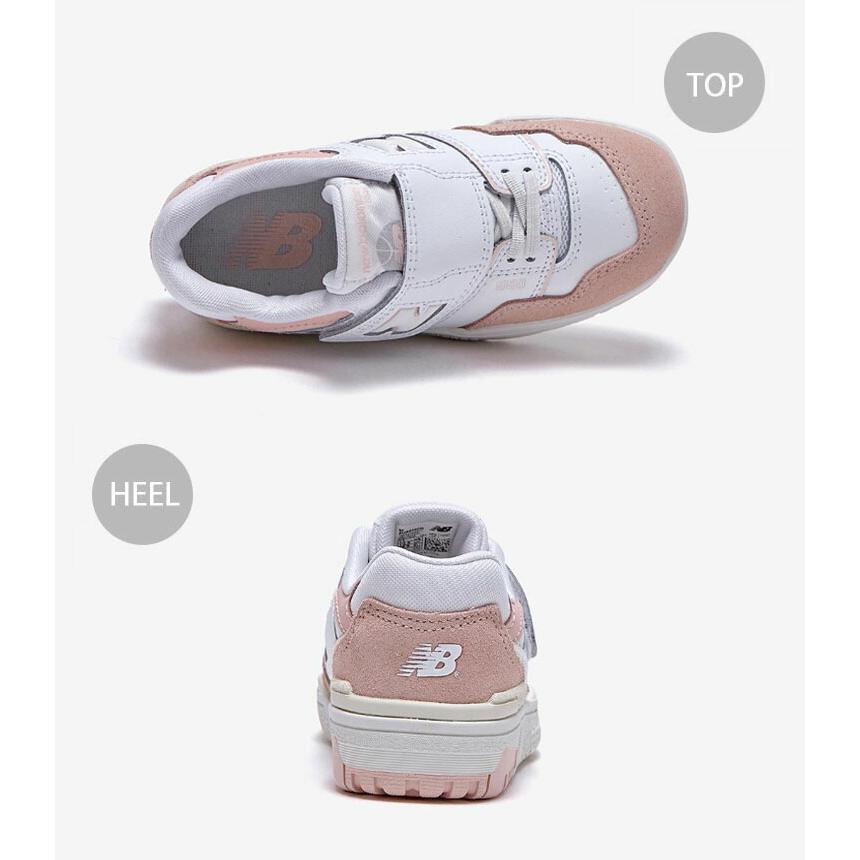 New Balance ニューバランス キッズ スニーカー NewBalance 550 PINK キッズシューズ ピンク ホワイト ベルクロ PHB550CD ベビー用 キッズ用 ジュニア用 子供用_2