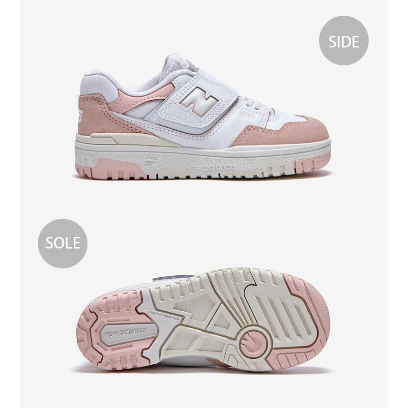 New Balance ニューバランス キッズ スニーカー NewBalance 550 PINK キッズシューズ ピンク ホワイト ベルクロ PHB550CD ベビー用 キッズ用 ジュニア用 子供用_3