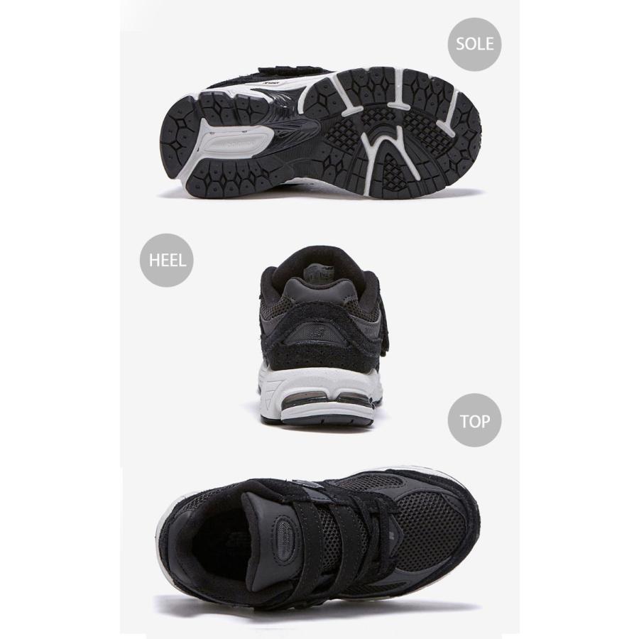 New Balance ニューバランス キッズ スニーカー NewBalance 2002 シューズ PV2002BK BLACK ベルクロ マジックテープ キッズシューズ ブラック_2