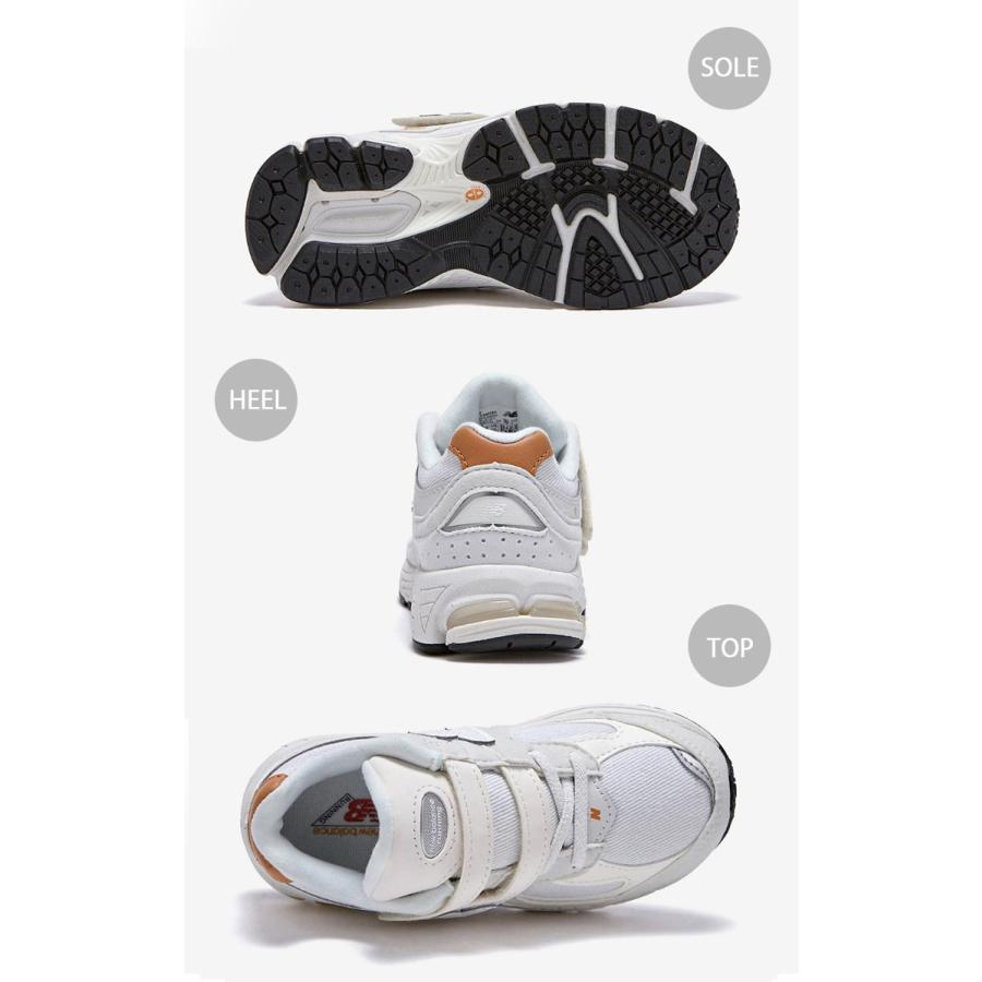 New Balance ニューバランス キッズ スニーカー NewBalance 2002 シューズ PV2002EC WHITE ベルクロ マジックテープ キッズシューズ ホワイト_2