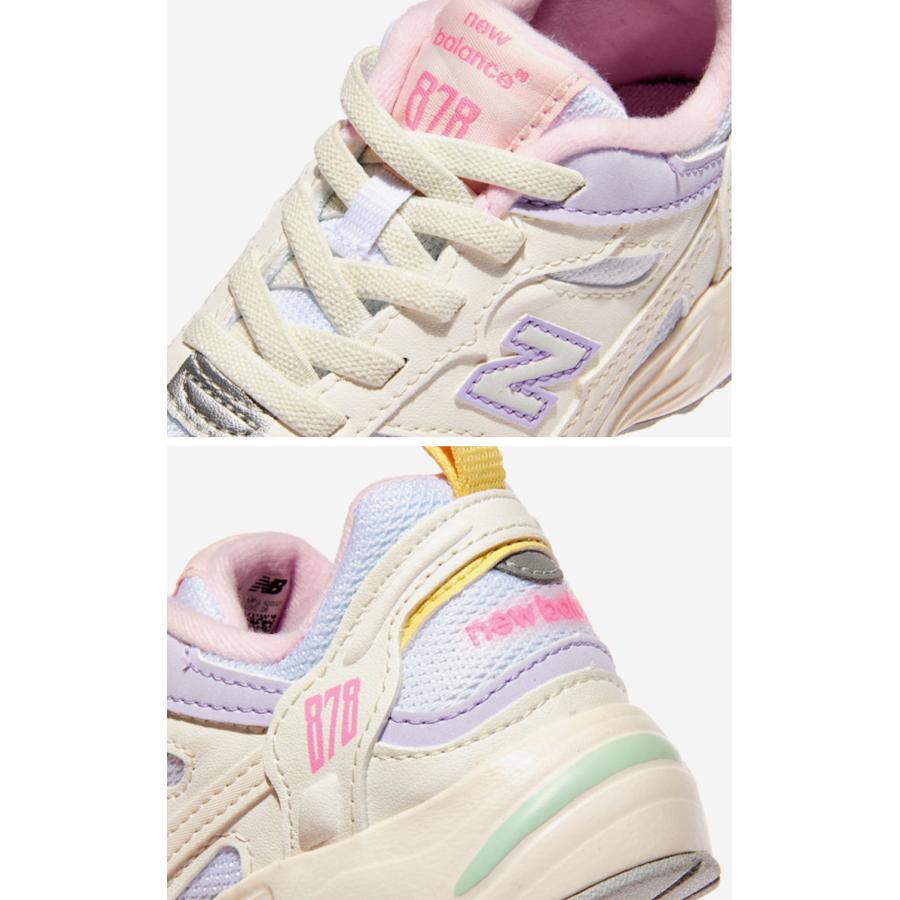ラバランプ　新品未使用品　ピンクホワイト New Balance（ニューバランス） キッズ スニーカー NewBalance 878