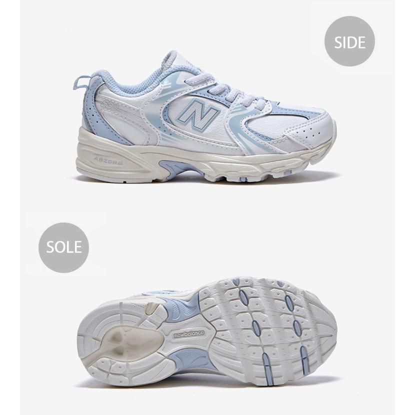 New Balance ニューバランス キッズ スニーカー NewBalance 530 BLUE キッズシューズ ブルー ホワイト PZ530WS ベビー用 キッズ用 ジュニア用 子供用_3
