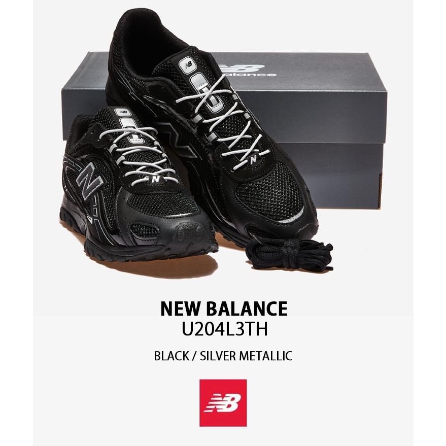 New Balance ランニングシューズ ブラック/シルバー New Balance（ニューバランス） スニーカー U204L3TH シューズ