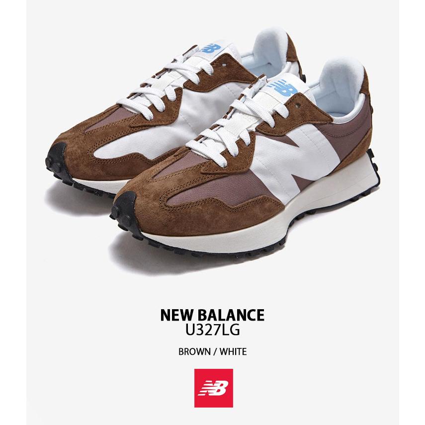 New Balance（ニューバランス） スニーカー U327 U327LG BROWN WHITE