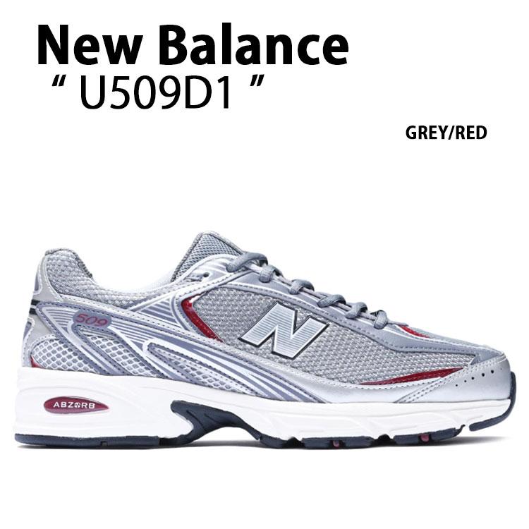 New Balance（ニューバランス） スニーカー U509D1 GREY RED シューズ
