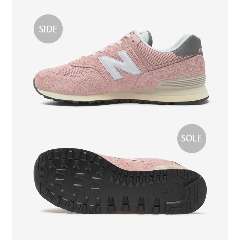 New Balance（ニューバランス） スニーカー U574HSA PINK WHITE GRAY