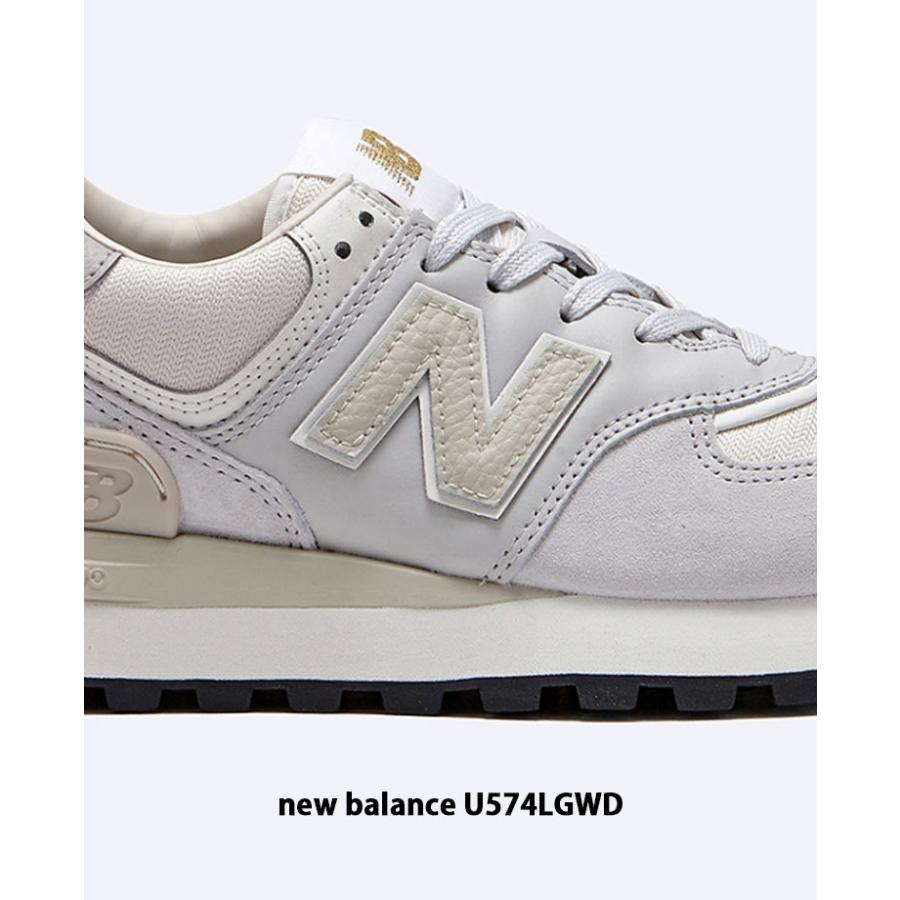 New Balance ニューバランス スニーカー U574LGWD IVORY LIGHT GRAY シューズ スエード ヘリテージモデル New BalanceU574 ニュアンスカラー アイボリー｜a-dot｜06