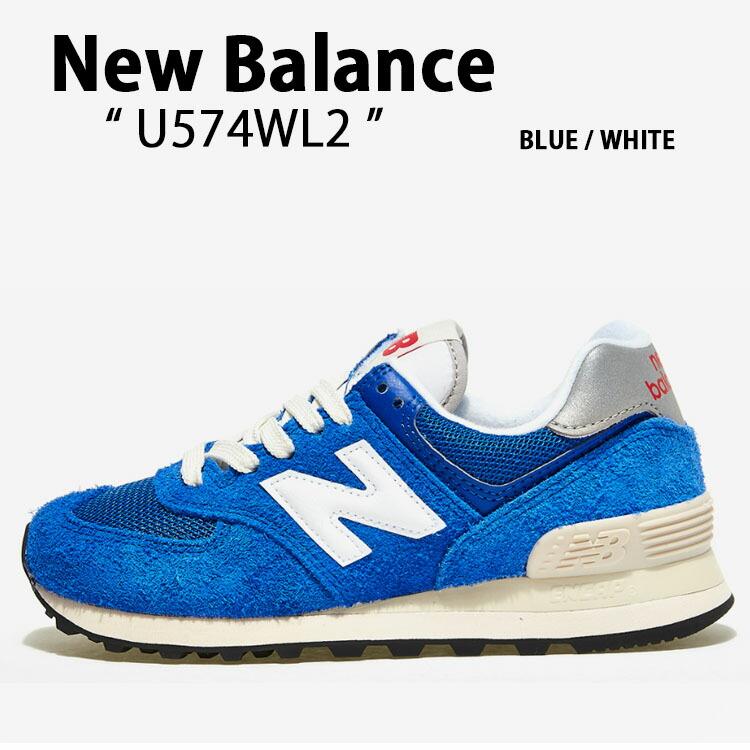 New Balance（ニューバランス） スニーカー 574 U574WL2 BLUE WHITE