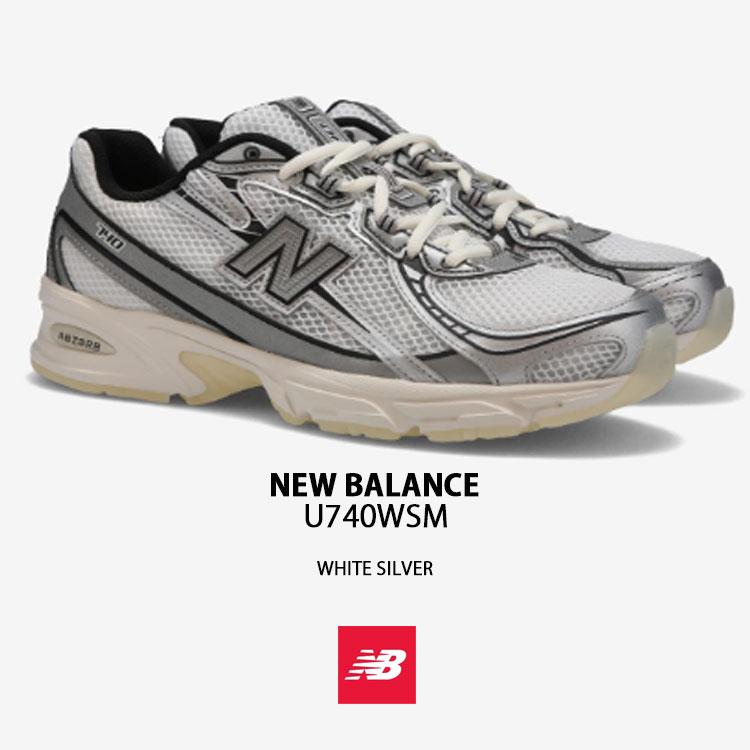 New Balance（ニューバランス） スニーカー U740WSM WHITE SILVER