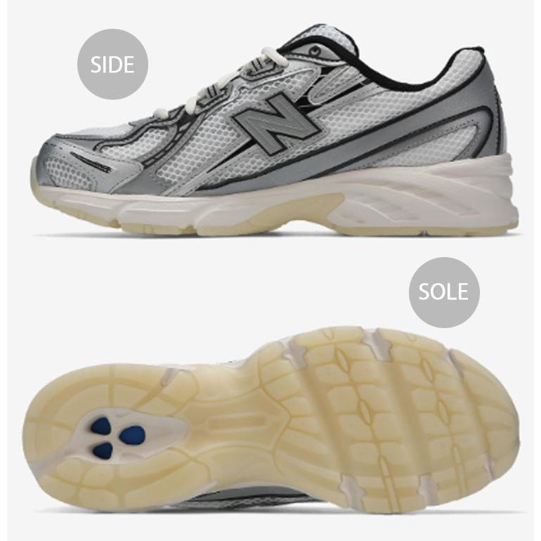 New Balance（ニューバランス） スニーカー U740WSM WHITE SILVER
