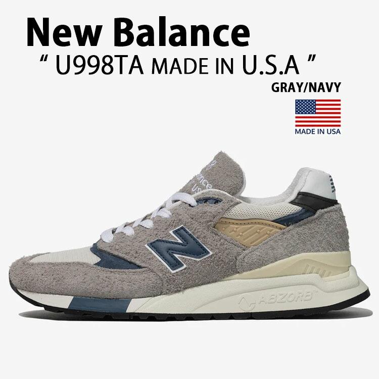 New Balance ニューバランス スニーカー U998TA GRAY NAVY MADE