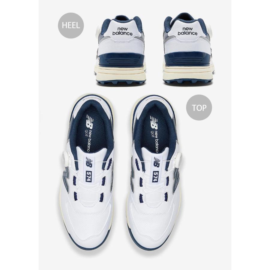 ニューバランス ゴルフシューズ UGBS574J スパイクレス ホワイト ブルー New Balance（ニューバランス） ゴルフシューズ UGBS574J GOLF
