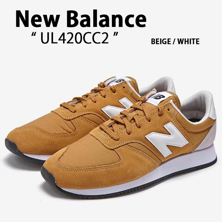 STONE ×New Balance♦別注 本革スニーカー 27cm New Balance（ニューバランス） スニーカー 420 UL420CC2 BEIGE ORANGE