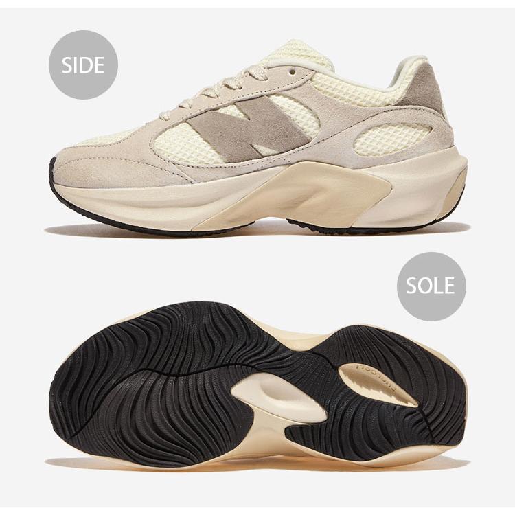 new balance　ワープドランナーベージュ/黒 スエードメッシュスニーカー New Balance ニューバランス スニーカー WRPD RUNNER UWRPDHSB