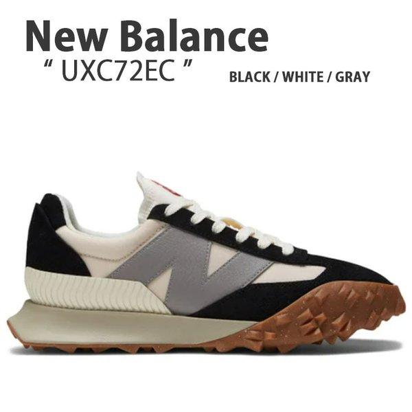 New Balance ニューバランス スニーカー XC72 UXC72EC シューズ BLACK WHITE GRAY ブラック ホワイト