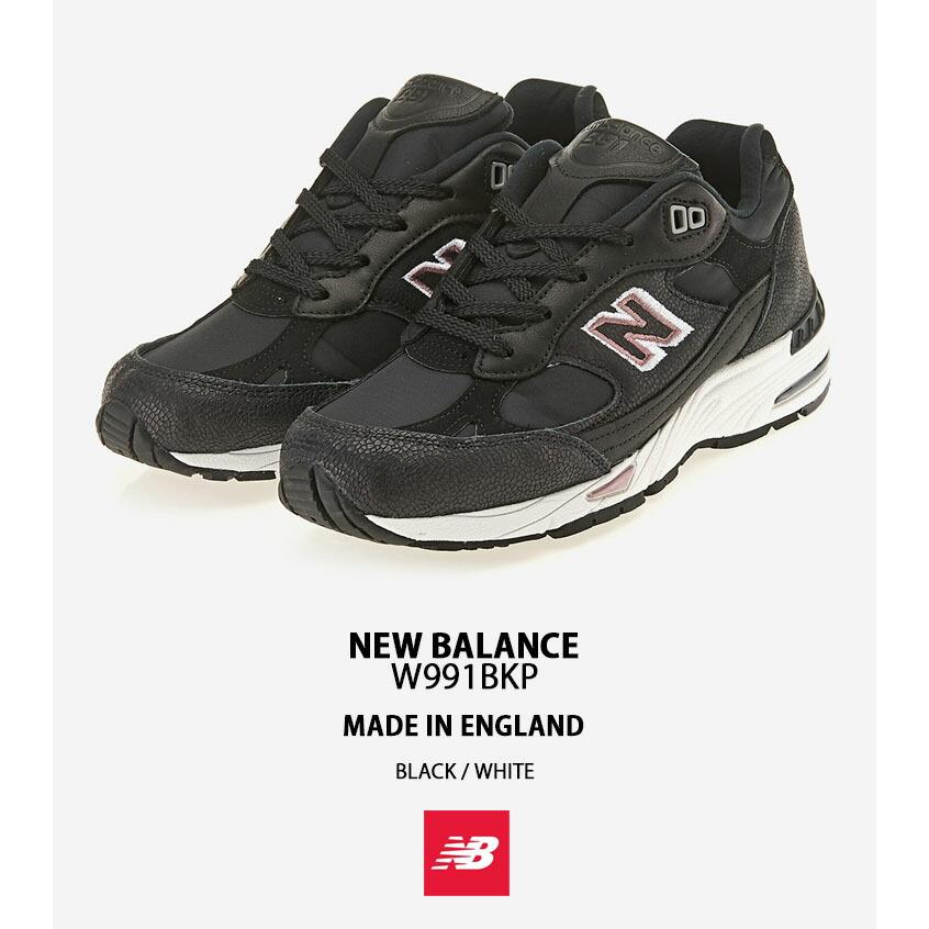 New Balance ニューバランス レディース スニーカー W991BPK BLACK WHITE MADE IN UK シューズ NEWBALANCE991 レザー スウェード 本革 レディースシューズ｜a-dot｜02