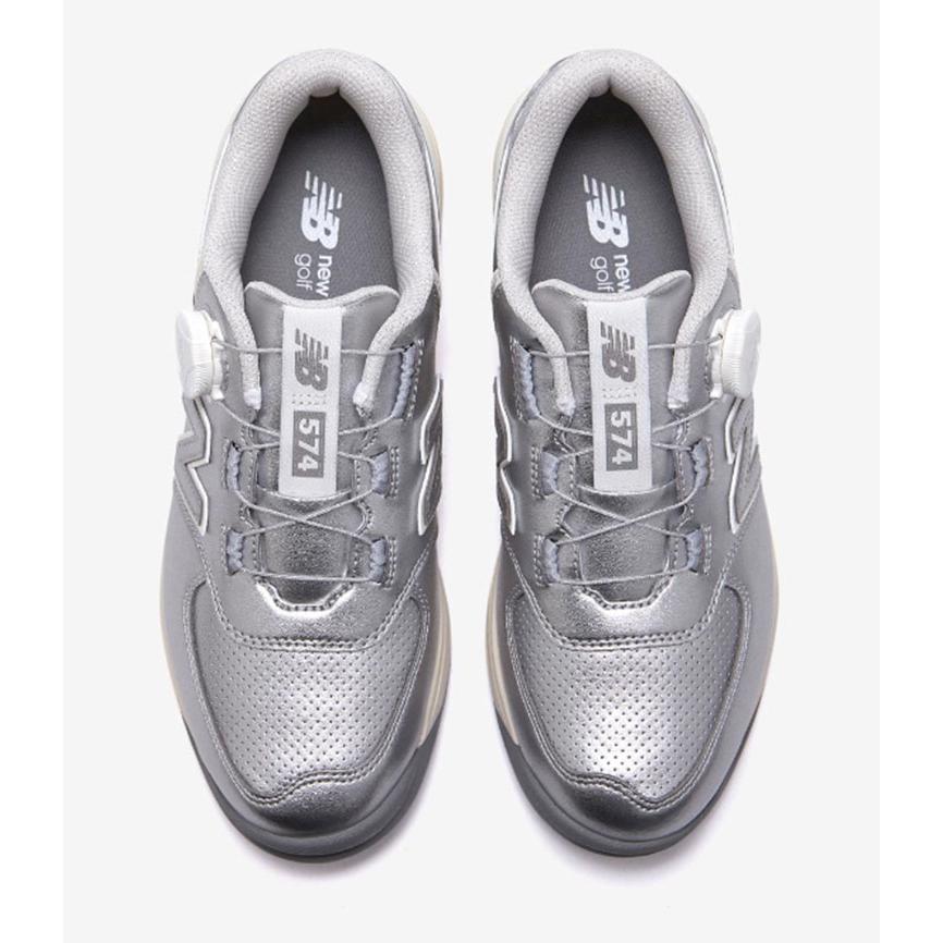 ニューバランスゴルフシューズ 23.5 WGBS574S 2E シルバー レディース 【NEW BALANCE】 ニューバランス WGBS574S(2E) WGBS574