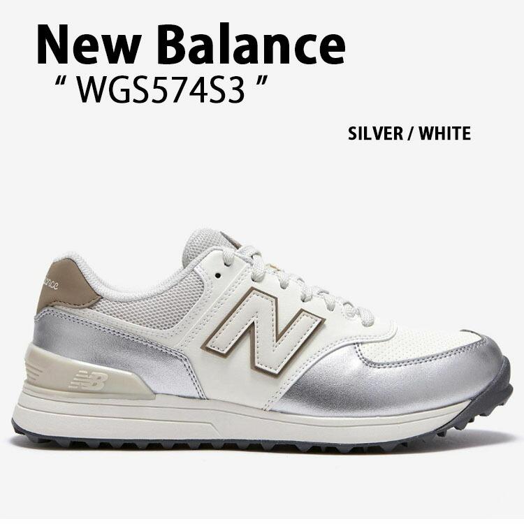 New Balance ニューバランス レディース スニーカー WGS574 WGS574S3 ゴルフシューズ SILVER WHITE シューズ New Balance（ニューバランス） レディース スニーカー WGS574