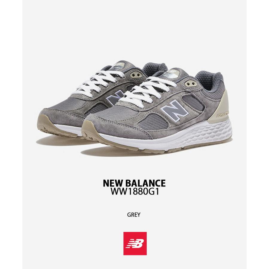 New Balance（ニューバランス） スニーカー WW1880G1 GREY グレー