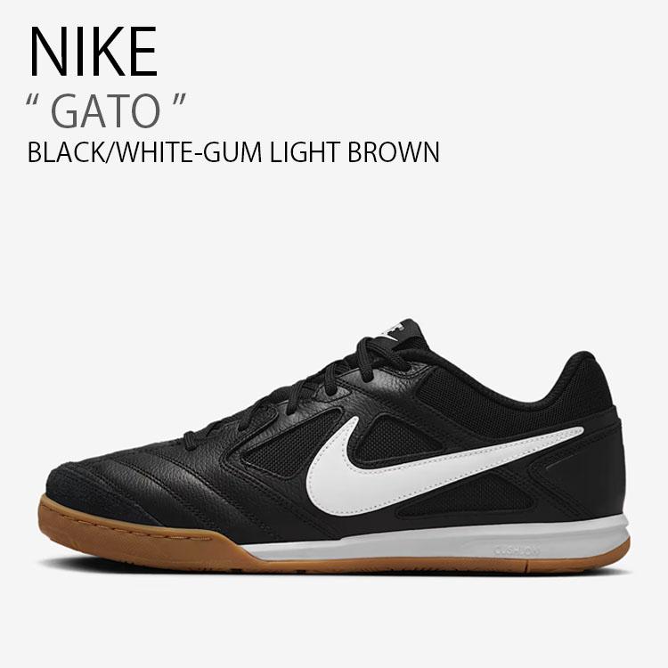 NIKE GATO BLACK/WHITE-GUM LIGHT BROWN 国内発送 NIKE ナイキ スニーカー GATO ガト HQ6019-001 ローカット