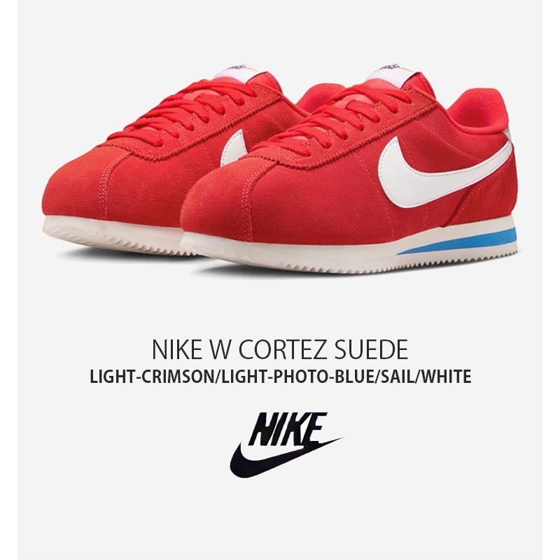 Nike コルテッツ　スエード 赤 NIKE（ナイキ） レディース スニーカー W CORTEZ SUEDE ウィメンズ