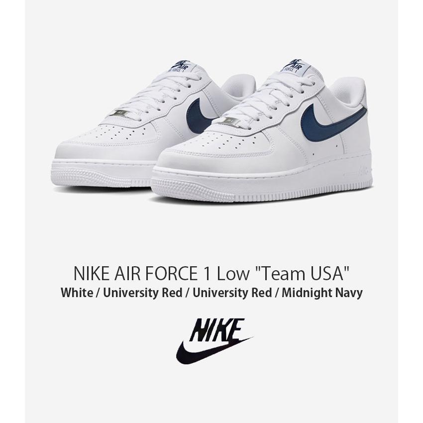 ナイキ エアフォース1 LOW ホワイト US10 美品 NIKE（ナイキ） スニーカー AIR FORCE 1 Low Team USA エアフォース