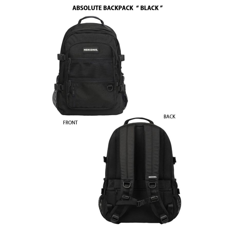 NEIKIDNIS ネイキドニス バックパック ABSOLUTE BACKPACK 31リットル リュック デイパック スクールバッグ BLACK BEIGE 生活防水 NEIKIDNIS ネイキドニス バックパック ABSOLUTE BACKPACK 31リットル