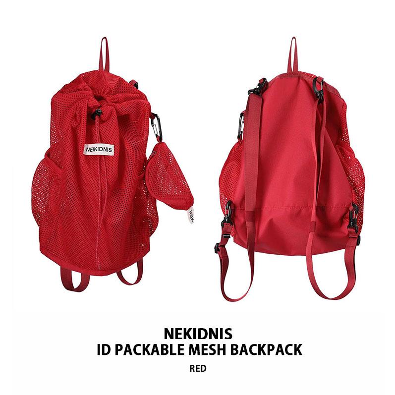 NEIKIDNIS ネイキドニス バック メッシュバッグ 巾着バッグ ID