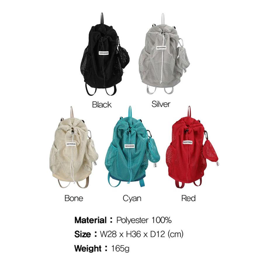NEIKIDNIS ネイキドニス バック メッシュバッグ 巾着バッグ ID