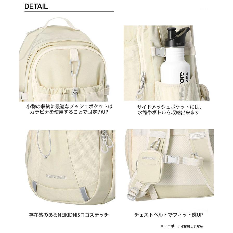 NEIKIDNIS ネイキドニス バックパック CARABINER MESH BACKPACK 20