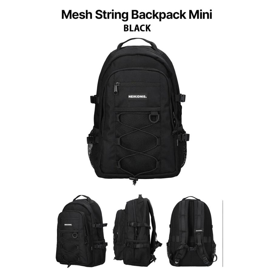 NEIKIDNIS ネイキドニス バックパック 軽量リュック 小さめサイズ MESH STRING BACKPACK MINI リュック デイパック スクールバッグ BLACK BLUE 耐衝撃 生活防水_12