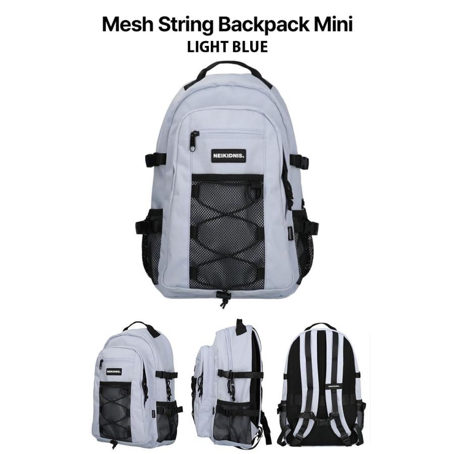 NEIKIDNIS ネイキドニス バックパック 軽量リュック 小さめサイズ MESH STRING BACKPACK MINI リュック デイパック スクールバッグ BLACK BLUE 耐衝撃 生活防水_13