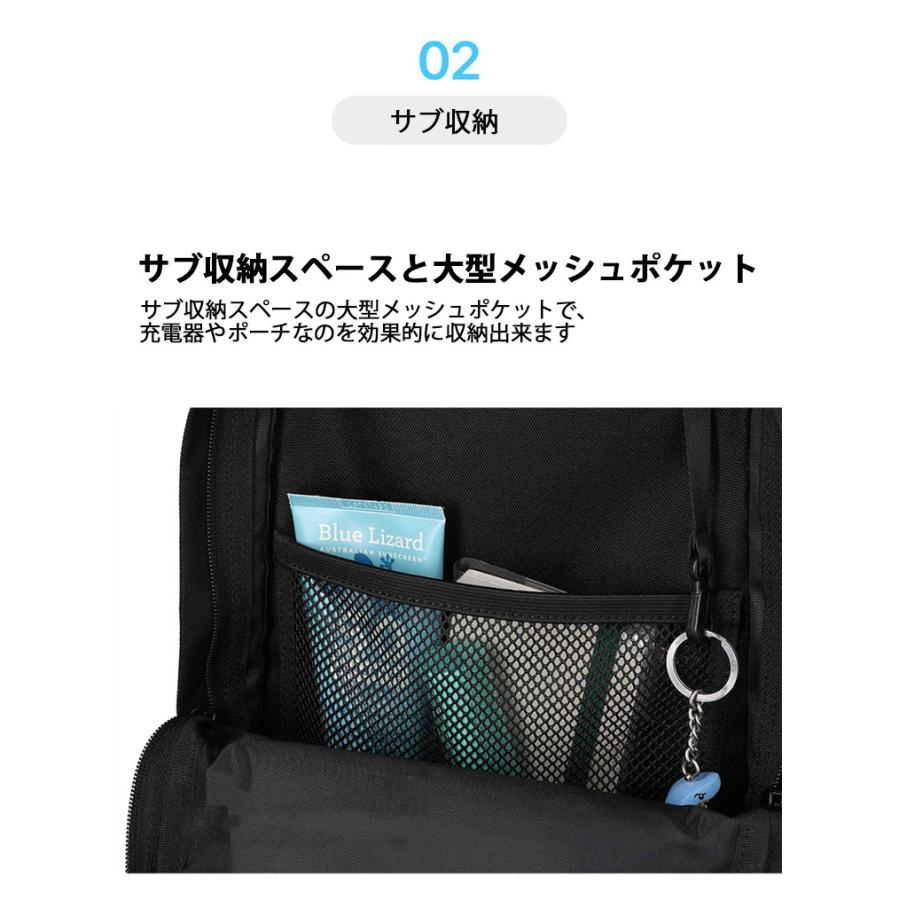 NEIKIDNIS ネイキドニス バックパック 軽量リュック 小さめサイズ MESH STRING BACKPACK MINI リュック デイパック スクールバッグ BLACK BLUE 耐衝撃 生活防水_9