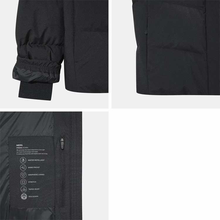 NEPA ネパ レディース パディングジャケット W PRIMIA REX DOWN JACKET プリミア レックス ダウンジャケット ファー取外し 2WAY 女性用 7L82070の画像