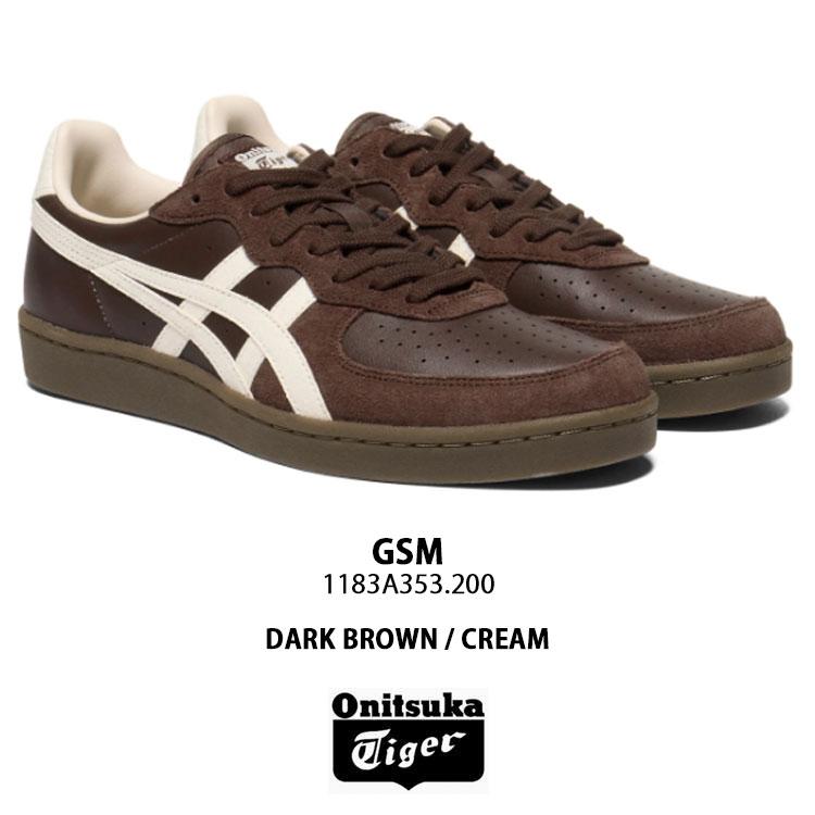 Onitsuka Tiger（オニツカタイガー） スニーカー GSM DARK BROWN CREAM 