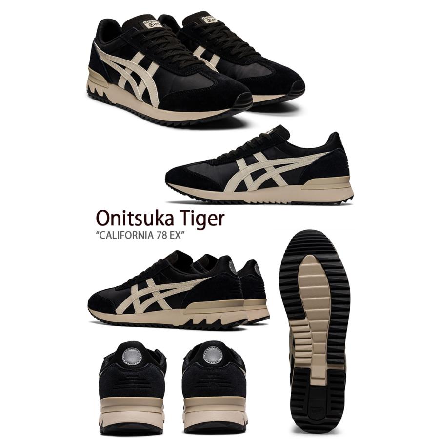 Onitsuka Tiger オニツカタイガー スニーカー CALIFORNIA 78 EX BLACK OATMEAL カリフォルニア78 EX ブラック オートミール メンズ レディース 男性用 女性用 男女兼用 1183A355.002 Onitsuka Tiger（オニツカタイガー） スニーカー CALIFORNIA 78 EX