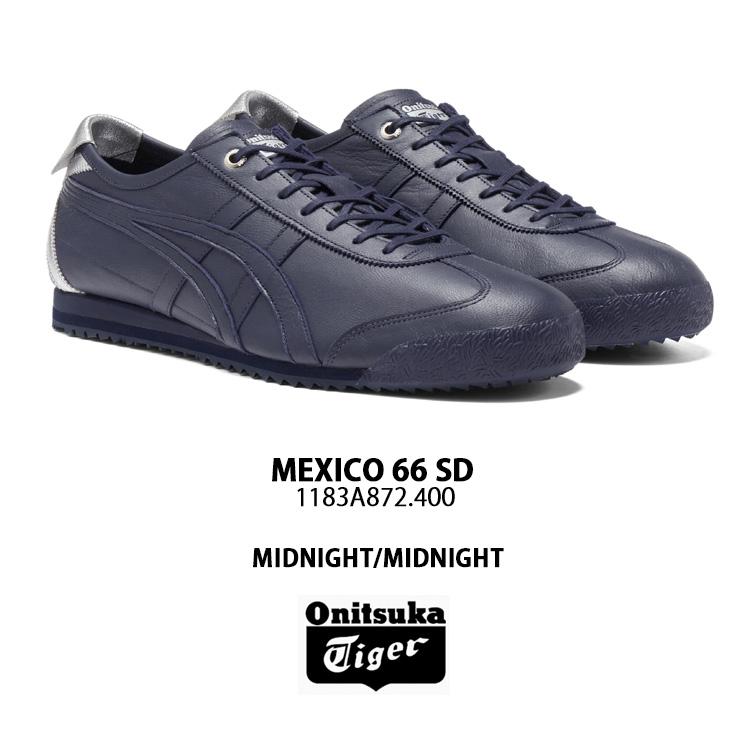 Onitsuka Tiger オニツカタイガー スニーカーMEXICO 66 SD MIDNIGHT メンズ レディース 男性用 女性用 1183A872.400｜a-dot｜03