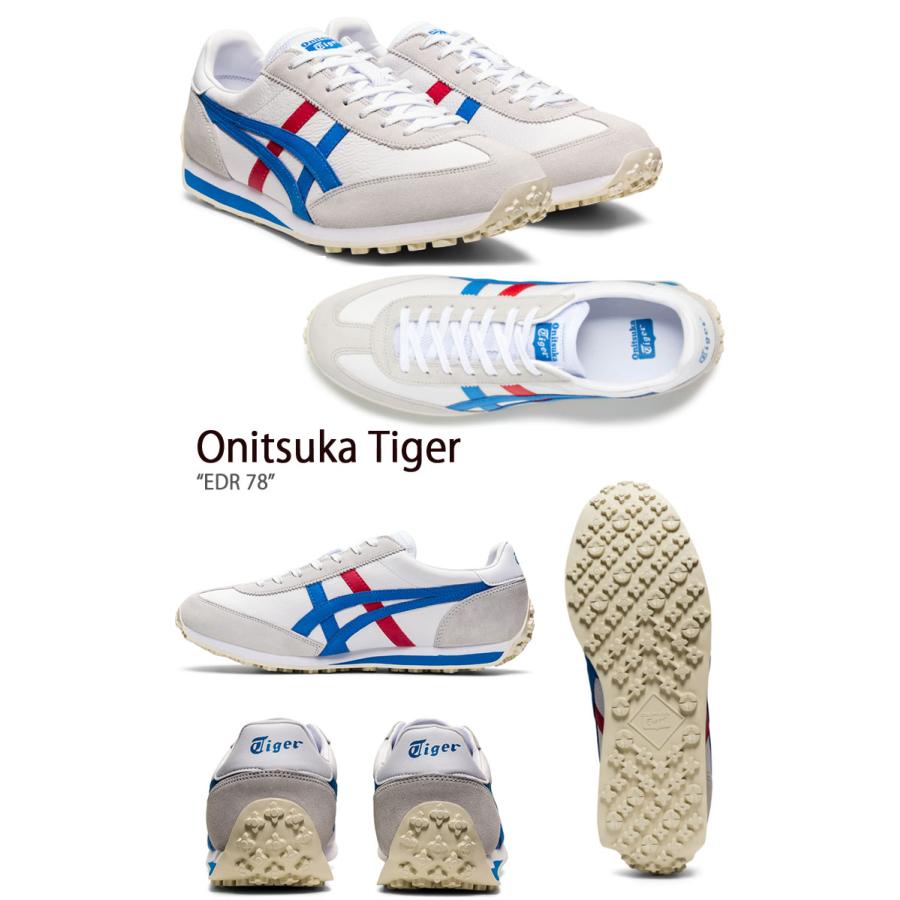 Onitsuka Tiger EDR78 スニーカー ホワイト ブルー レッド Onitsuka Tiger（オニツカタイガー） スニーカー EDR 78 WHITE