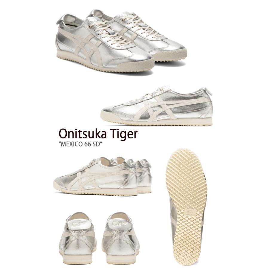 Onitsuka Tiger オニツカタイガー スニーカー MEXICO 66 SD PURE SILVER CREAM メキシコ 66 SD ピュアシルバー クリーム   1183B955.020｜a-dot｜02