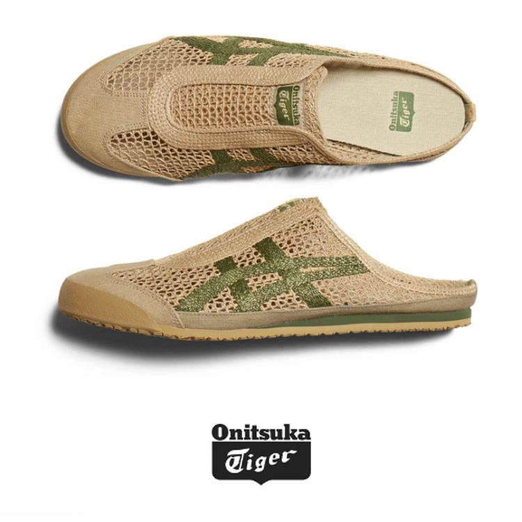 Onitsuka Tiger オニツカタイガー ミュール MEXICO 66 SABOT メキシコ 66 サボット 1183C123.252 シューズ BEIGE GREEN ベージュ グリーン メンズ レディース｜a-dot｜06