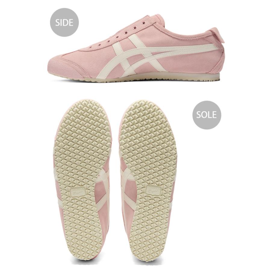 オニツカタイガー メキシコ66 レザー ホワイト/ピンク 25cm Onitsuka Tiger（オニツカタイガー） スニーカー MEXICO 66 CACTFUL-S