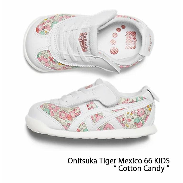 Onitsuka Tiger オニツカタイガー キッズ スニーカー MEXICO 66 WHITE CANDY COTTON メキシコ 66 1184A187.100 スニーカー シューズ 子供用 ジュニア用｜a-dot｜05