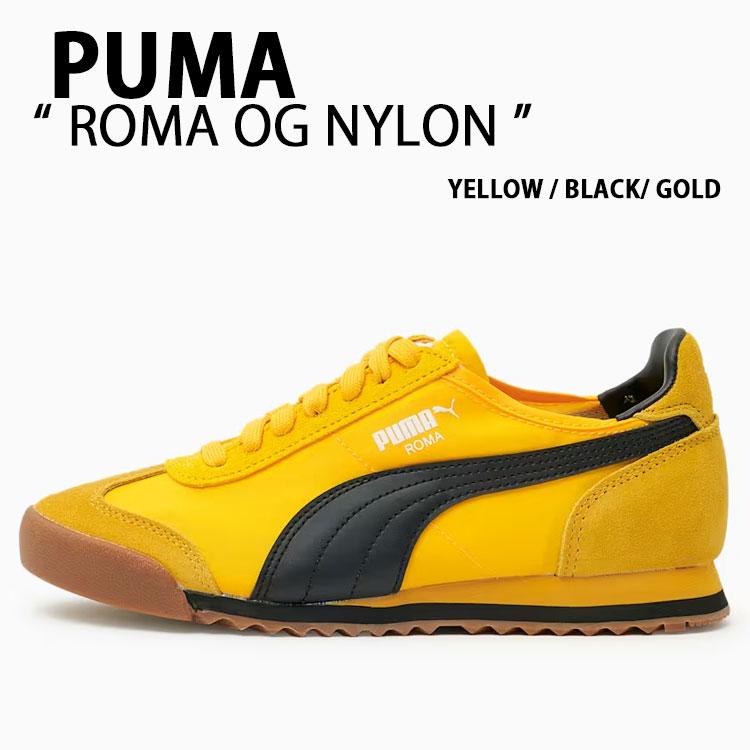 PUMA（プーマ） スニーカー ROMA OG NYLON 362408-45 YELLOW BLACK