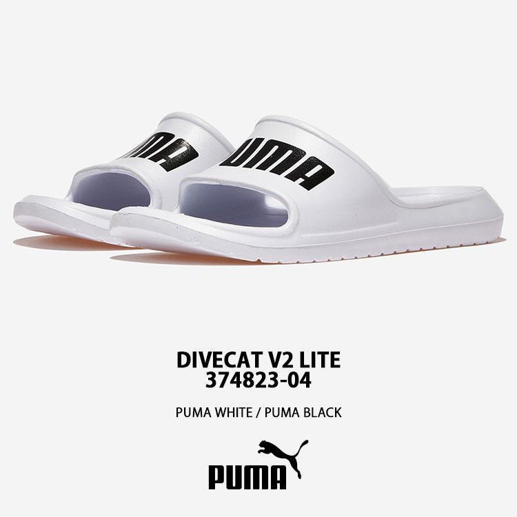 PUMA（プーマ） サンダル DIVECAT V2 LITE WHITE BLACK 374823-04