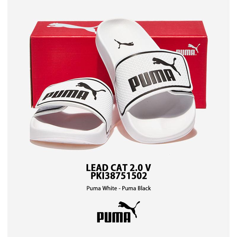PUMA（プーマ） サンダル Readcat 2.0 V スライドサンダル WHITE BLACK