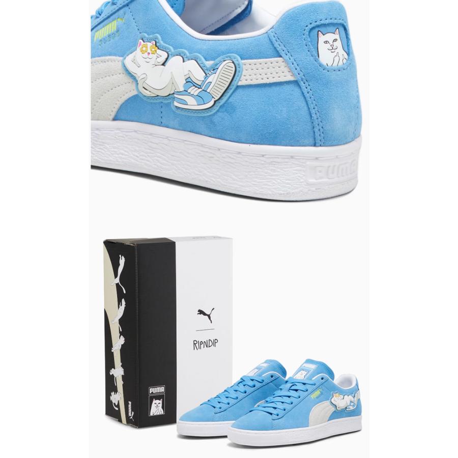 PUMA プーマ スニーカー RIPNDIP SUEDE BLUE WHITE 393537-01