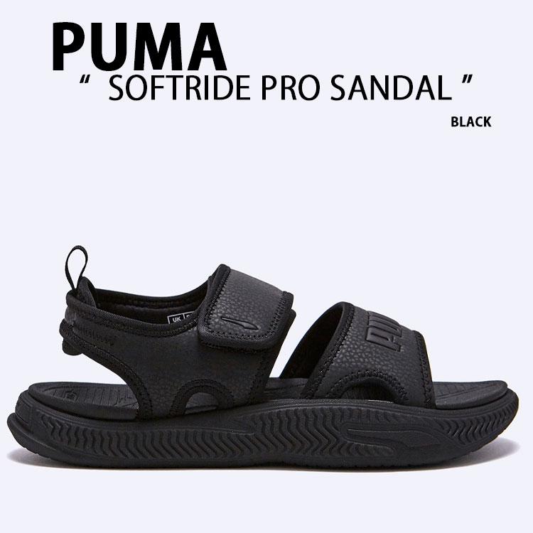 PUMA（プーマ） サンダル SOFTRIDE PRO SANDAL BLACK ソルトライド
