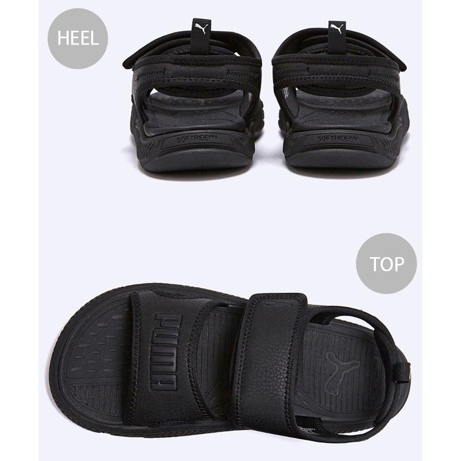 PUMA★SOFTRIDE PRO SANDAL★ベルクロ★兼用★BLACK PUMA プーマ サンダル SOFTRIDE PRO SANDAL BLACK ソルトライド