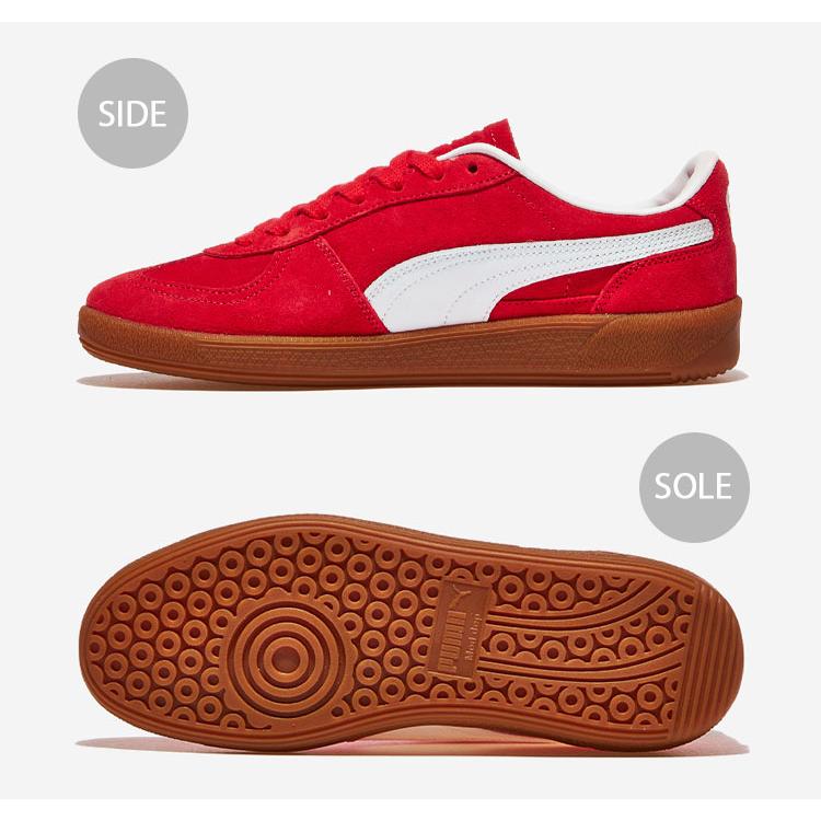 PUMA プーマ スニーカー PALERMO 396463-58 パレルモ RED WHITE GOLD シューズ レッド ホワイト ゴールド メンズ レディース PUMA（プーマ） スニーカー PALERMO 396463-58 パレルモ RED WHITE